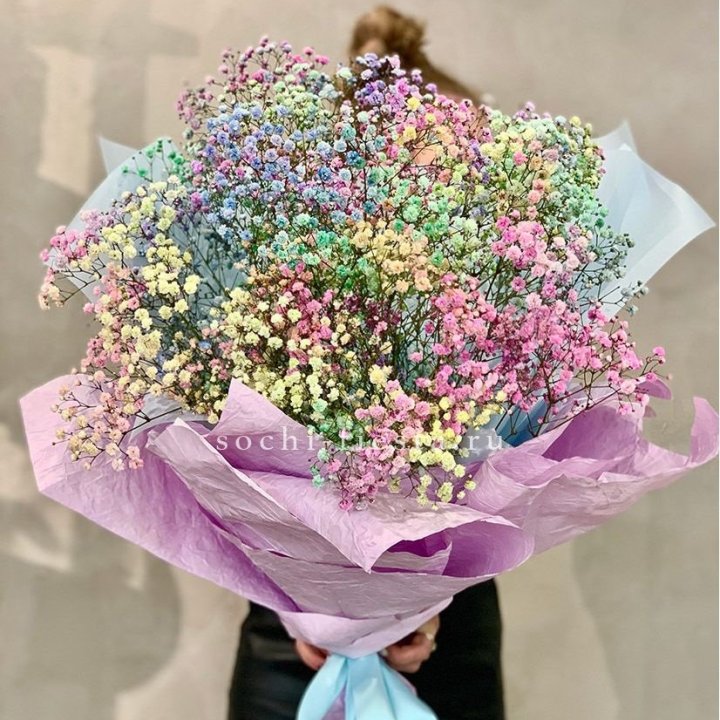 Радужные гипсофилы №2 в Петропавловске-Камчатском