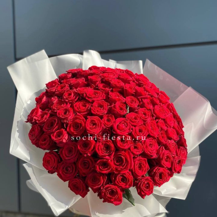 101 высокая роза в Петропавловске-Камчатском